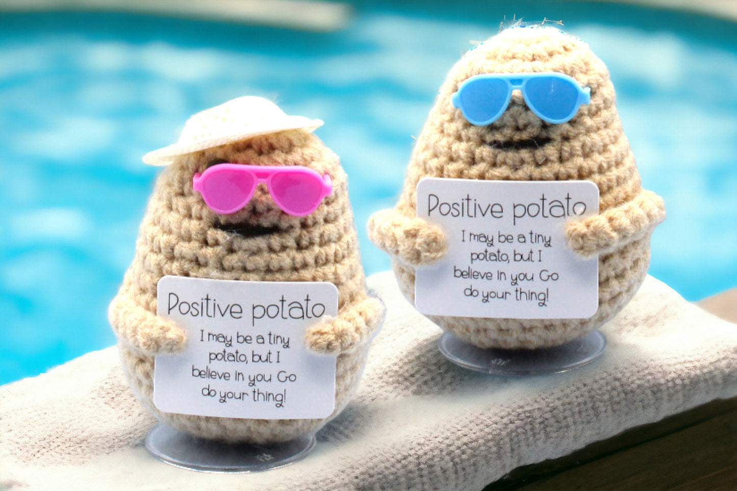 Cool Positive Potato with Stand