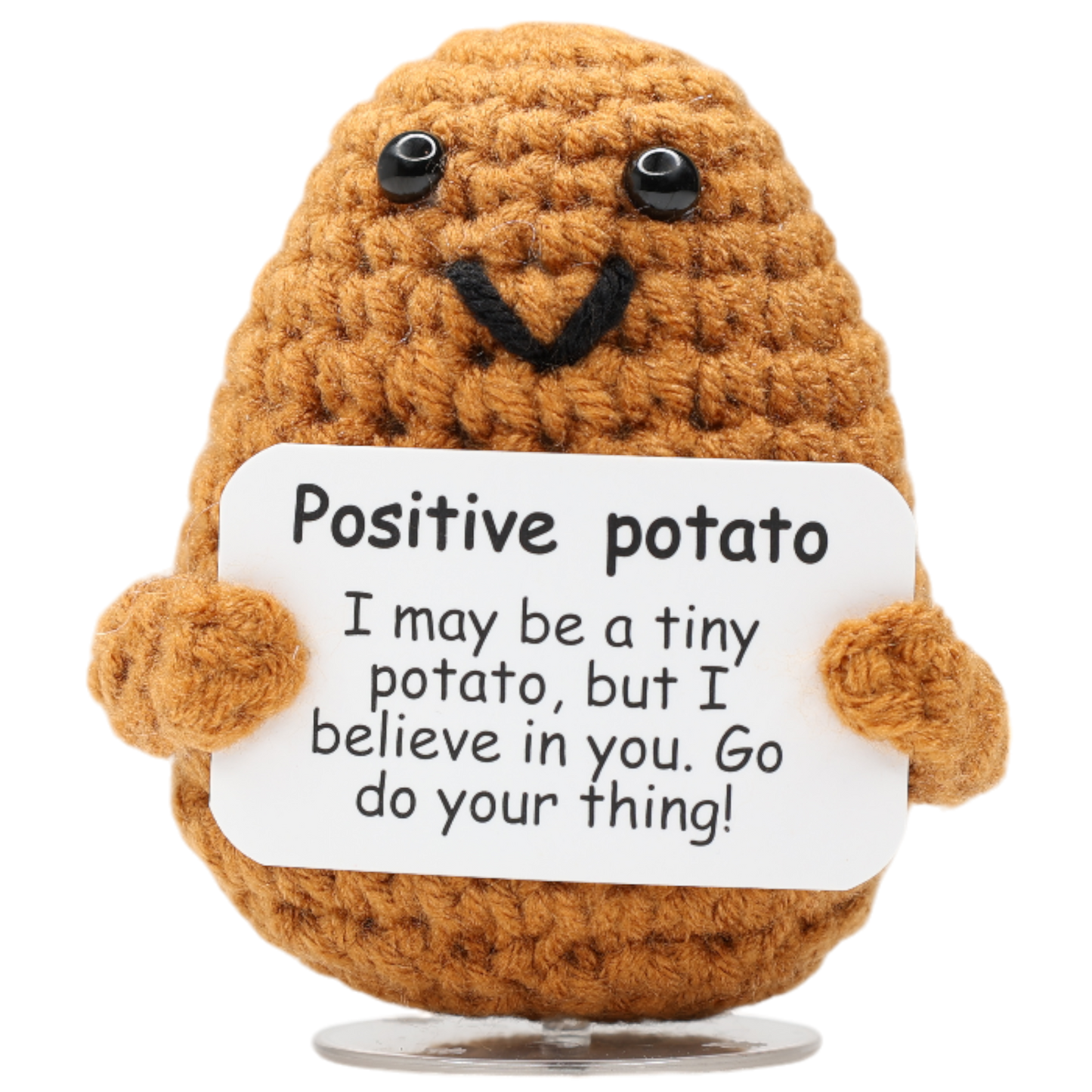 Beige Positive Potato with Stand
