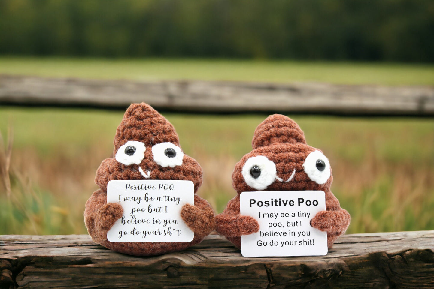 Positive Poo Crochet Toy