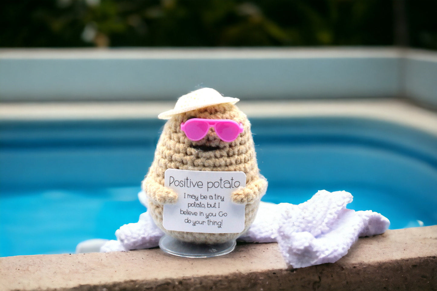 Cool Positive Potato with Stand