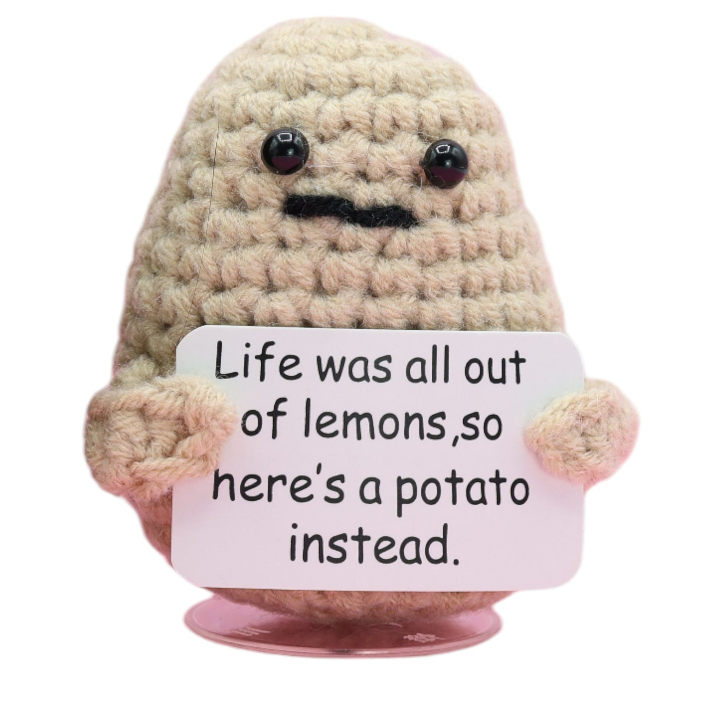 Beige Positive Potato with Stand