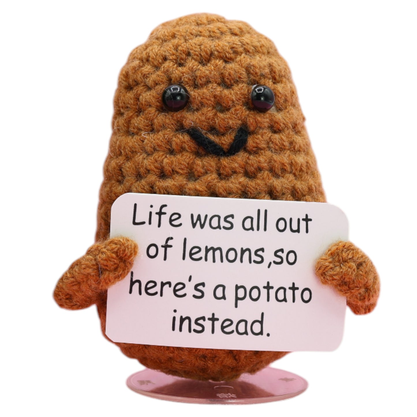Beige Positive Potato with Stand